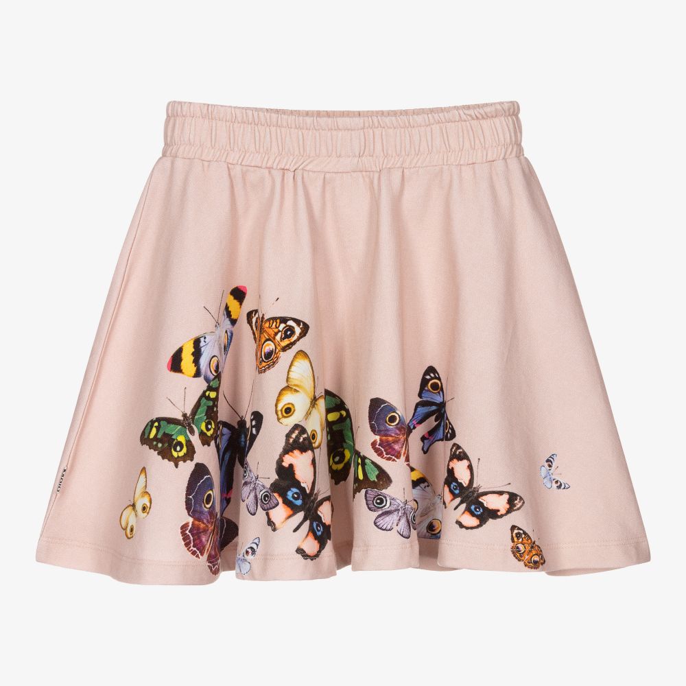 Molo-تنورة قطن عضوي لون زهري | Childrensalon Outlet