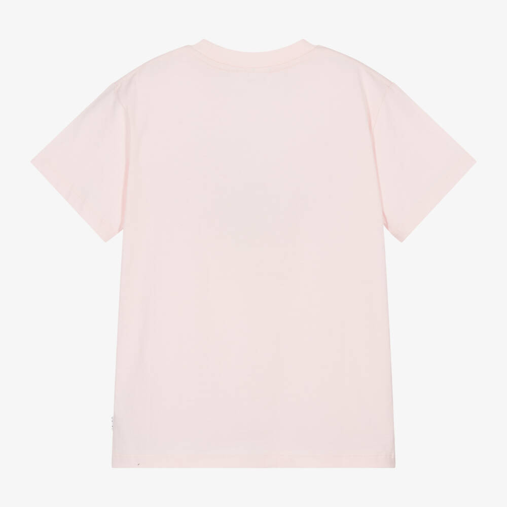 Molo-Футболка из органического хлопка с розовой пандой для девочек | Childrensalon Outlet