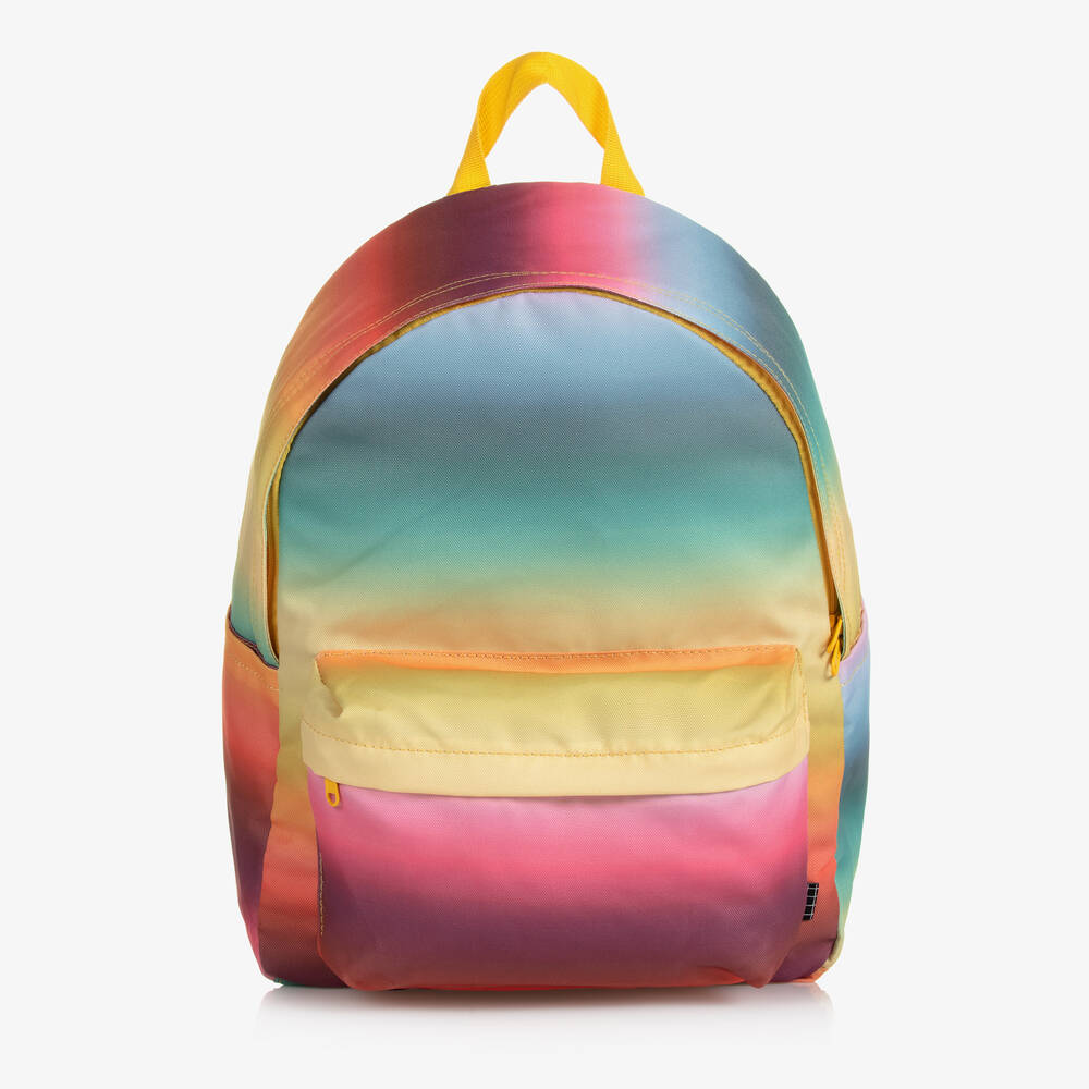 Molo - Pink Rainbow Mist Backpack (41cm) | Childrensalon