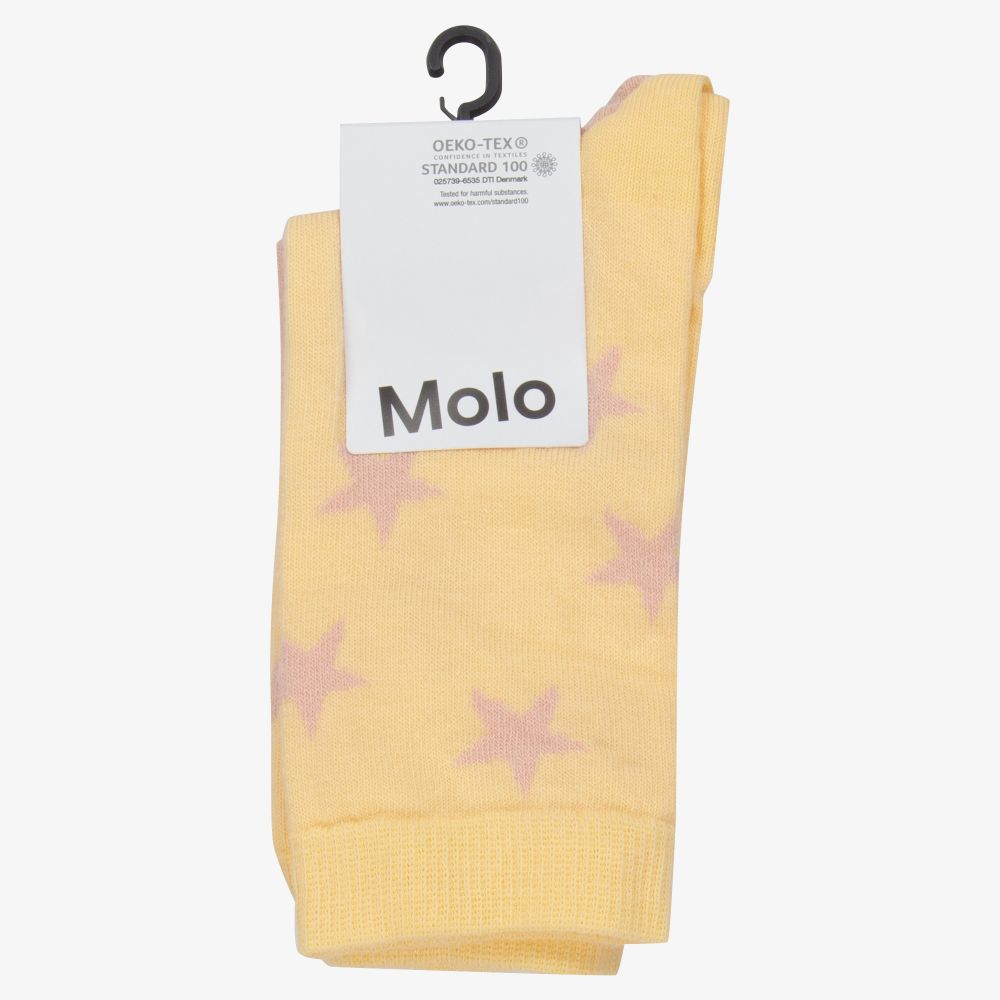 Molo-Pink & Yellow Socks (2 Pack) | Childrensalon Outlet