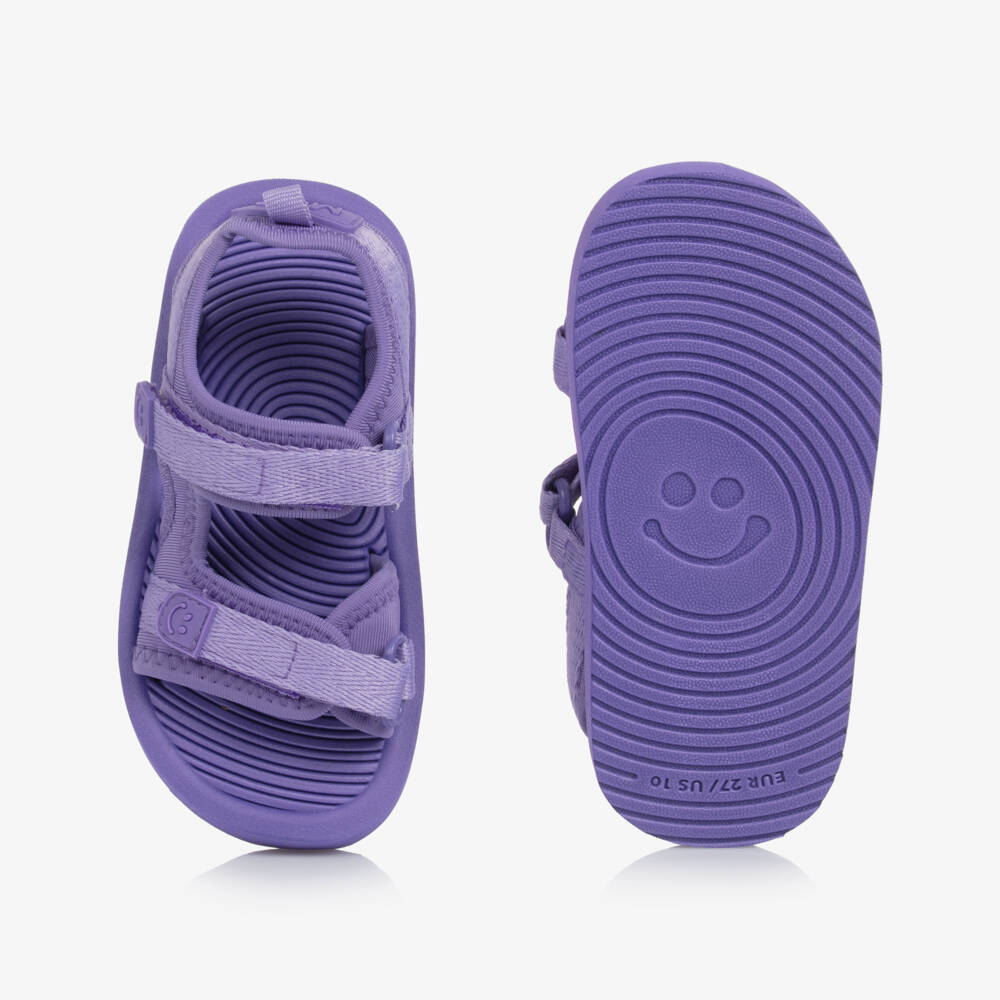 Molo-Сандалии с фиолетовыми ремешками из пены для девочек | Childrensalon Outlet
