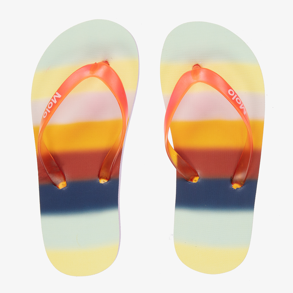 Molo - Rainbow Flip Flops | Childrensalon