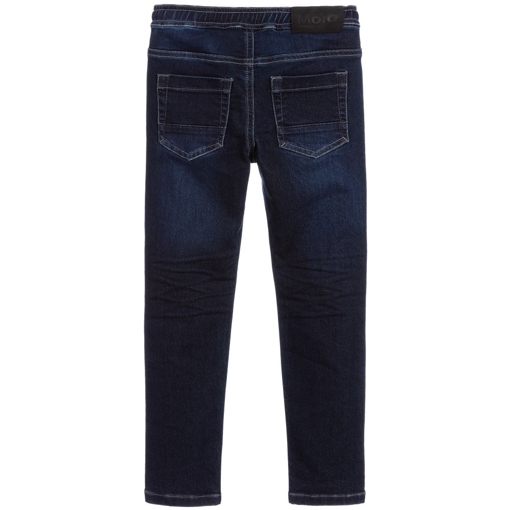 Molo-Regular Fit Blue Denim Jeans | Childrensalon Outlet