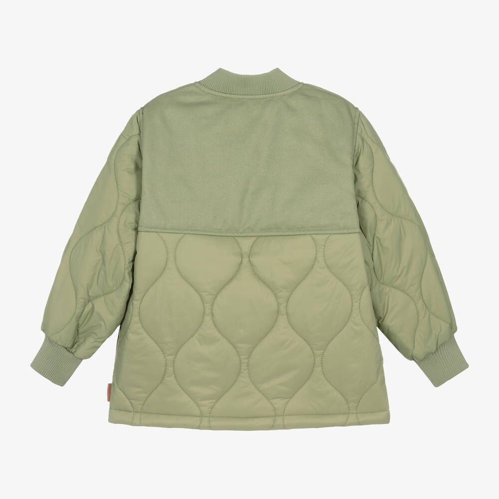 Molo-Sage Green Padded Jacket | Childrensalon Outlet