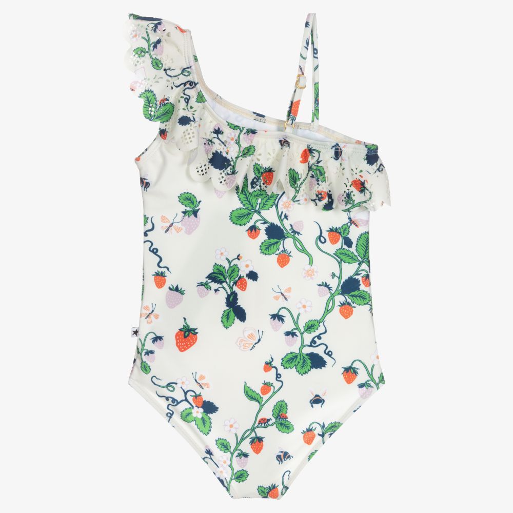 Molo-Strawberry Swimsuit (UPF50+) | Childrensalon Outlet