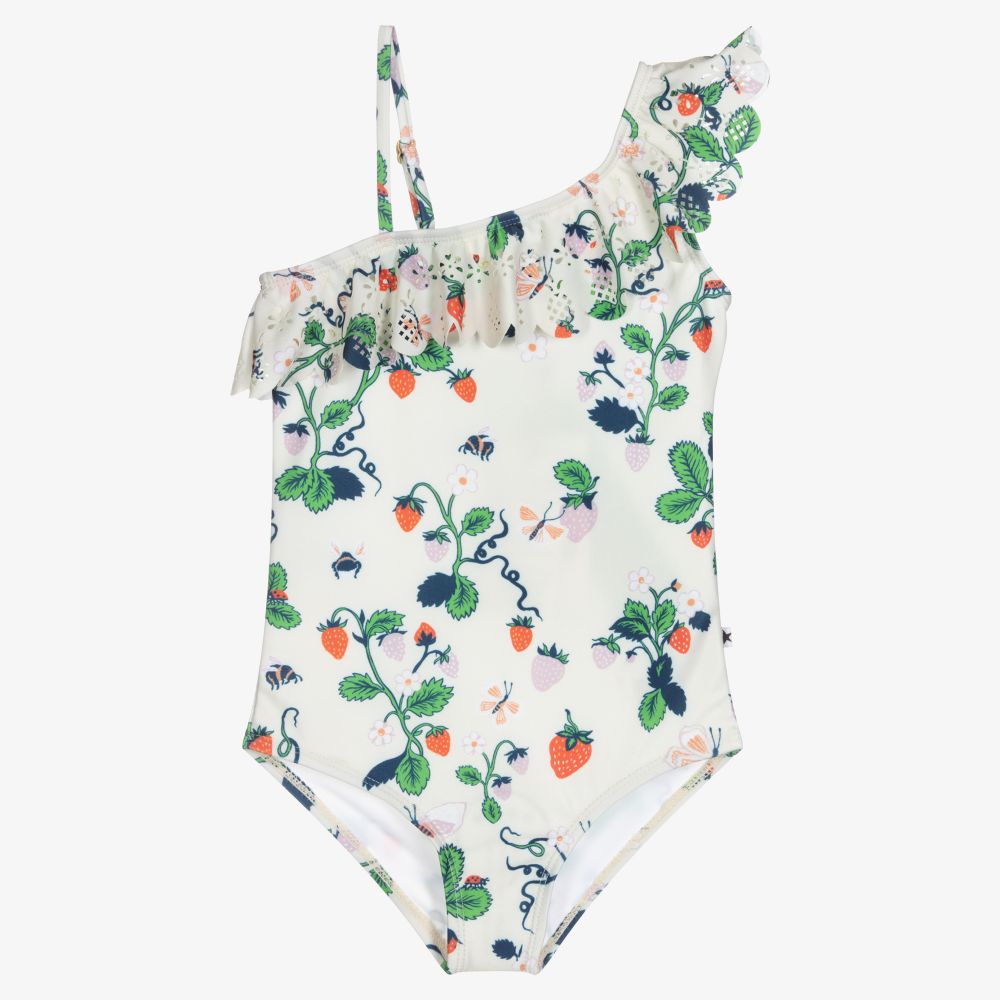 Molo - Strawberry Swimsuit (UPF50+) | Childrensalon