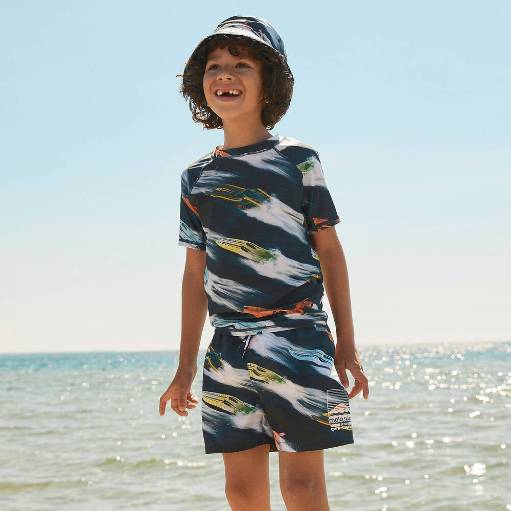 Molo-توب بولي واقي من الشمس لون كحلي للأولاد (+UPF50) | Childrensalon Outlet