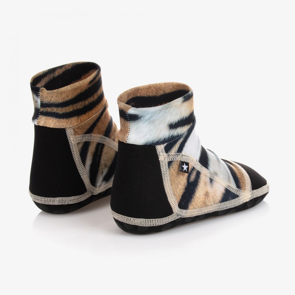 Molo-Teen Beige Tiger Aqua Shoes | Childrensalon Outlet