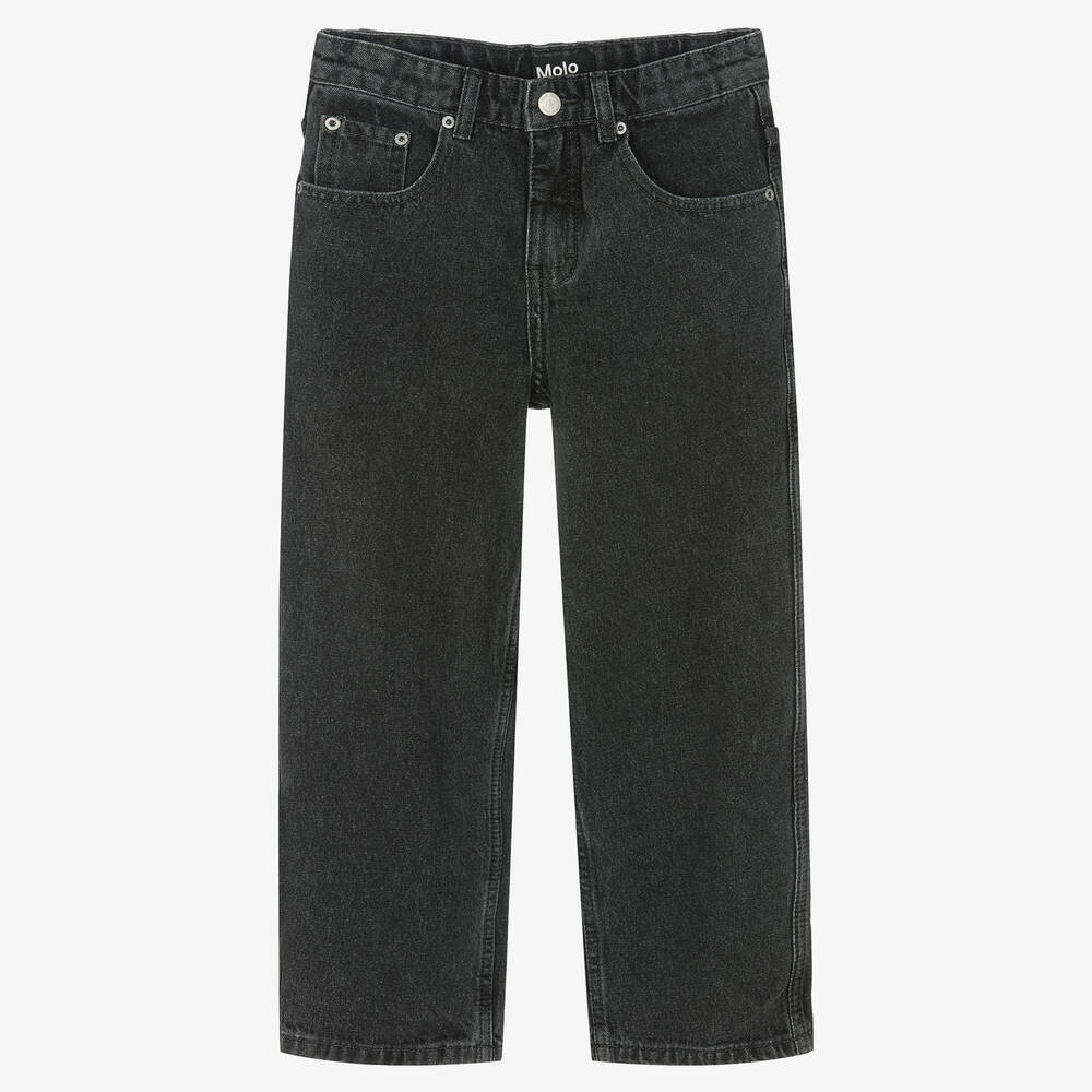 Molo - Teen Black Washed Denim Jeans | Childrensalon