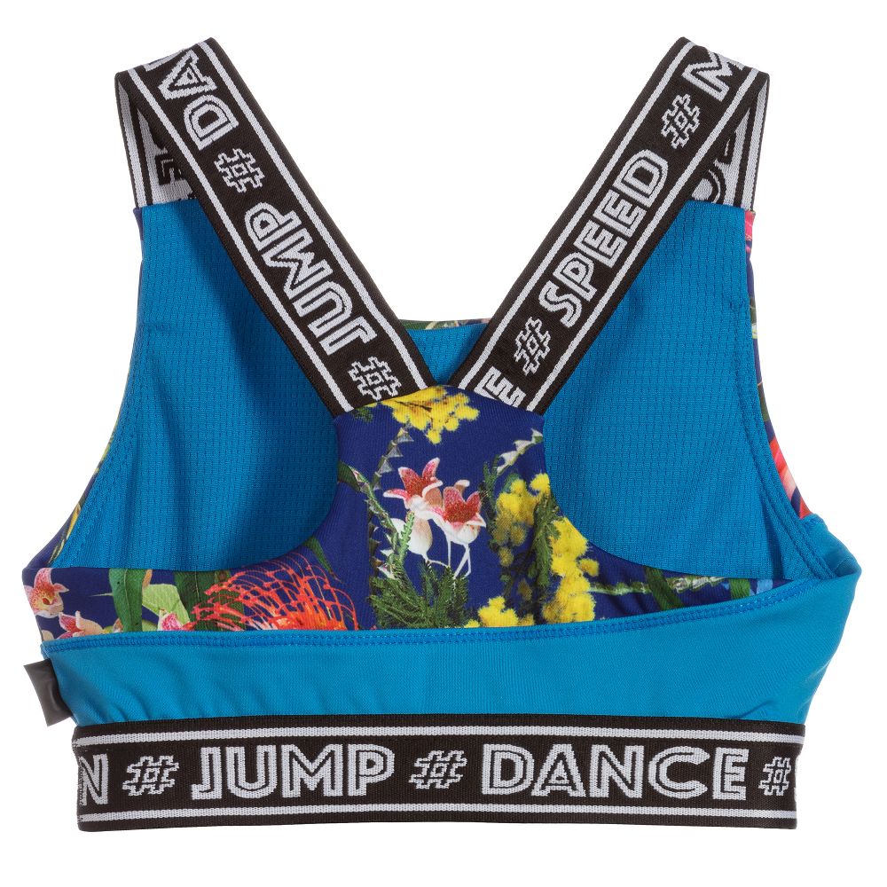 Molo-Teen Blue Activewear Crop Top | Childrensalon Outlet