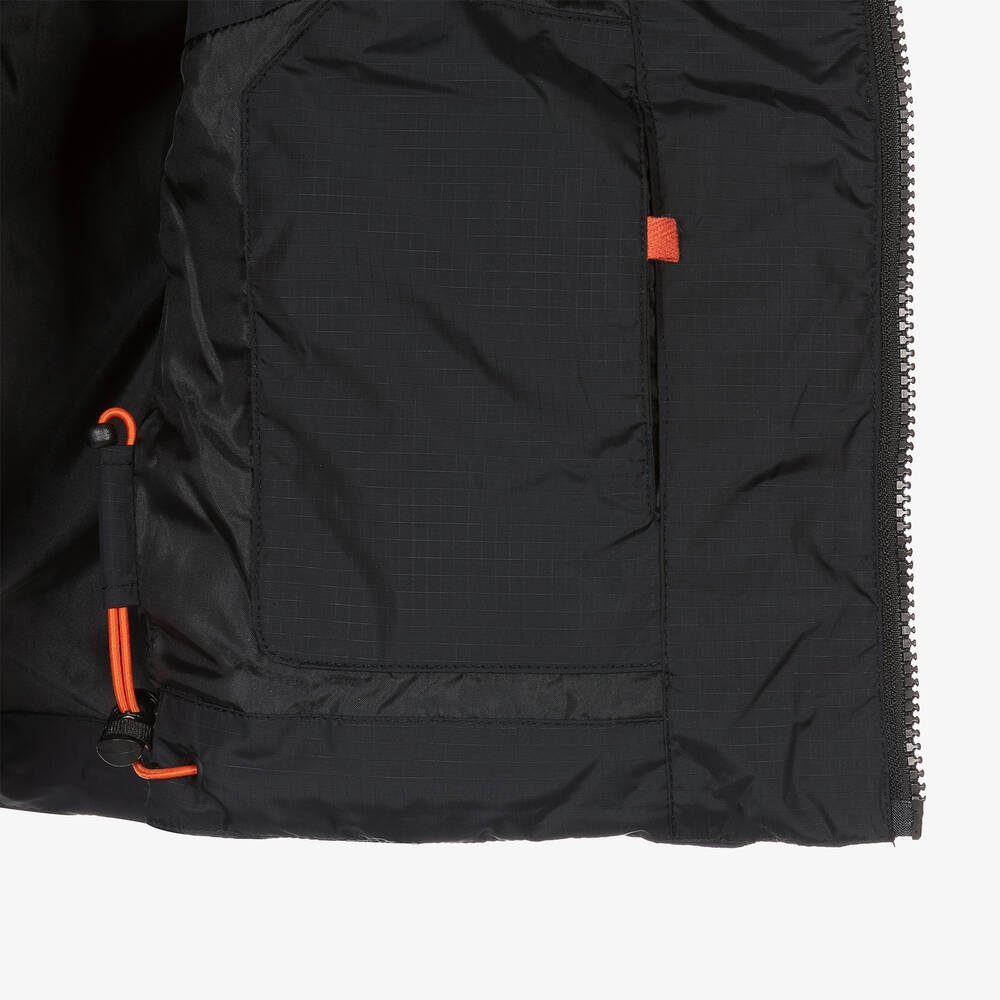 Molo-Teen Blue & Black Puffer Gilet | Childrensalon Outlet