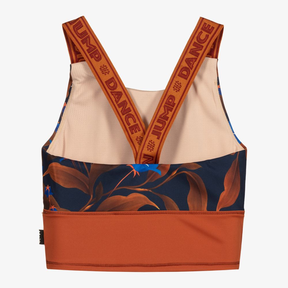 Molo-Синий спортивный топ с цветами для подростков | Childrensalon Outlet