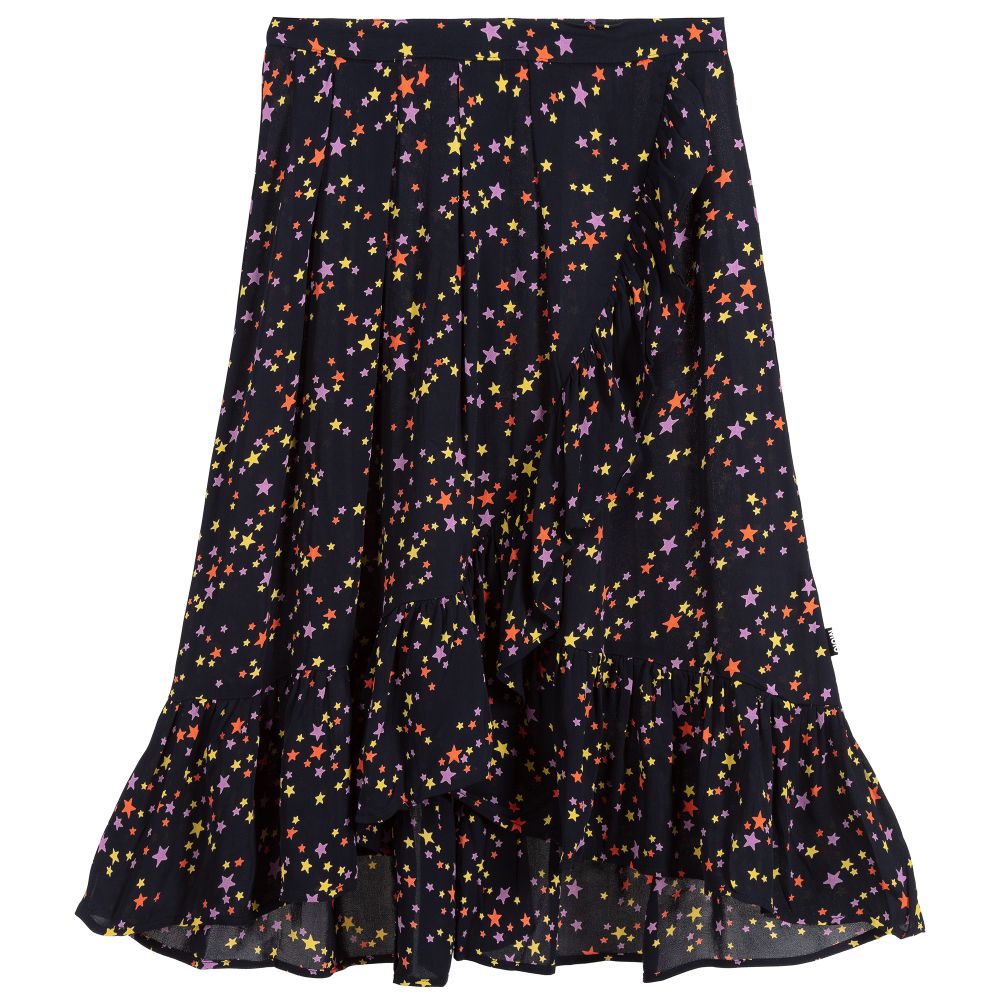 Molo - Teen Blue Midi Stars Skirt | Childrensalon