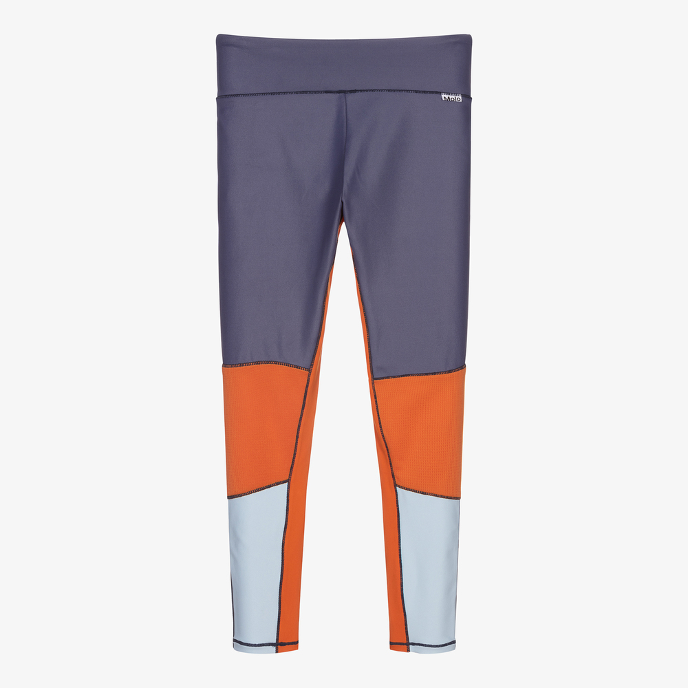 Molo-Teen Blue & Orange Leggings | Childrensalon Outlet