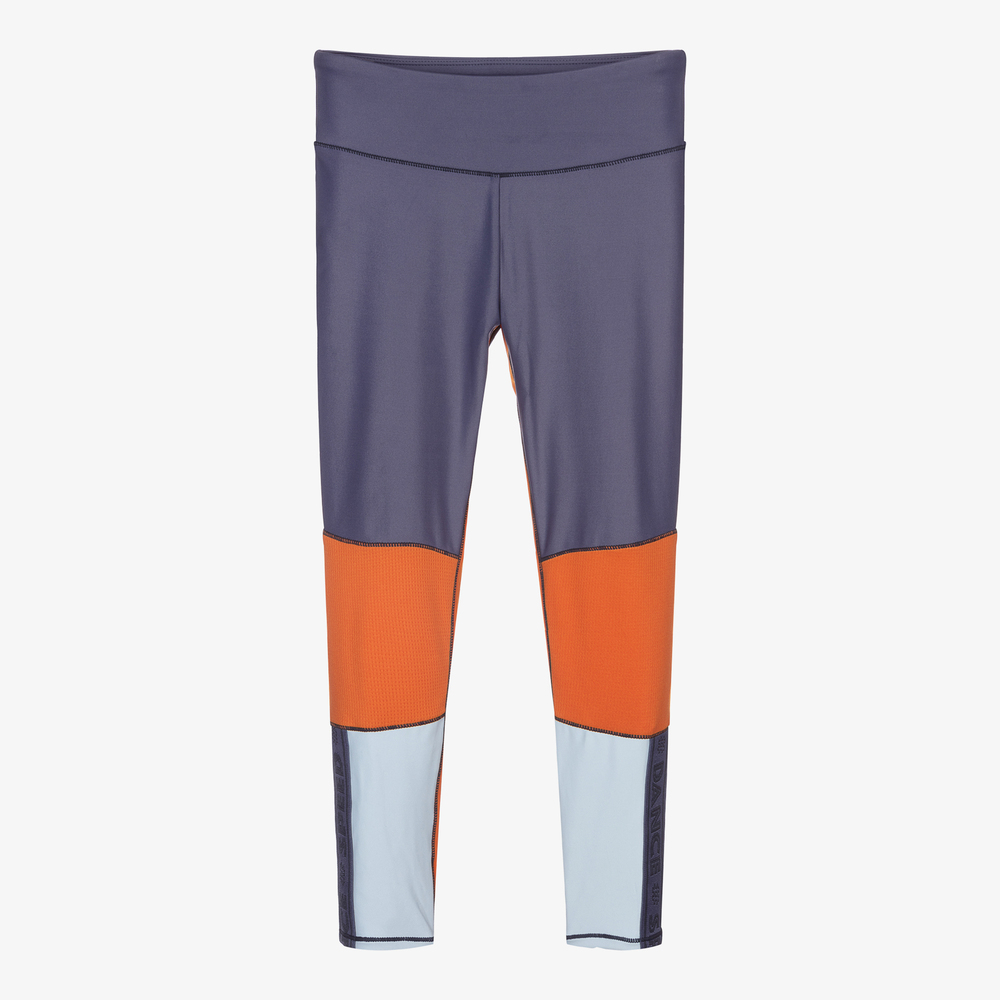 Molo - Teen Leggings in Blau und Orange | Childrensalon