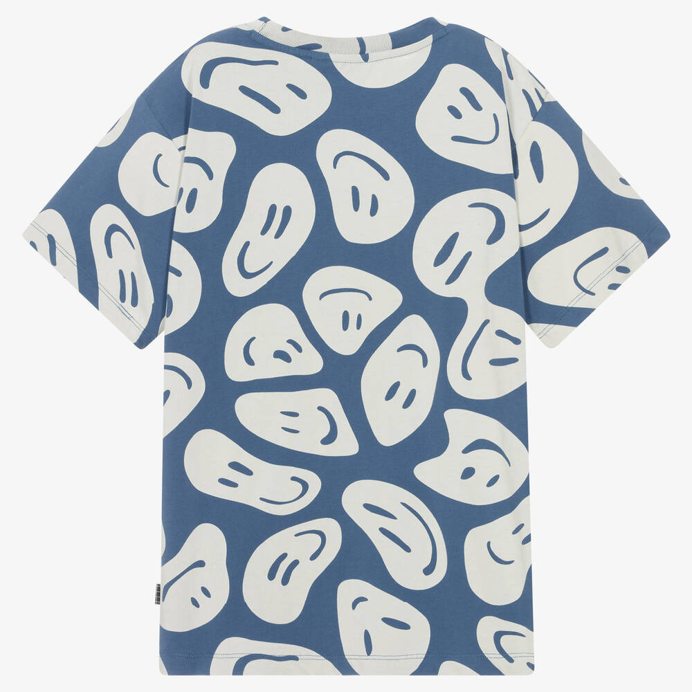 Molo-تيشيرت تينز قطن عضوي لون أزرق | Childrensalon Outlet