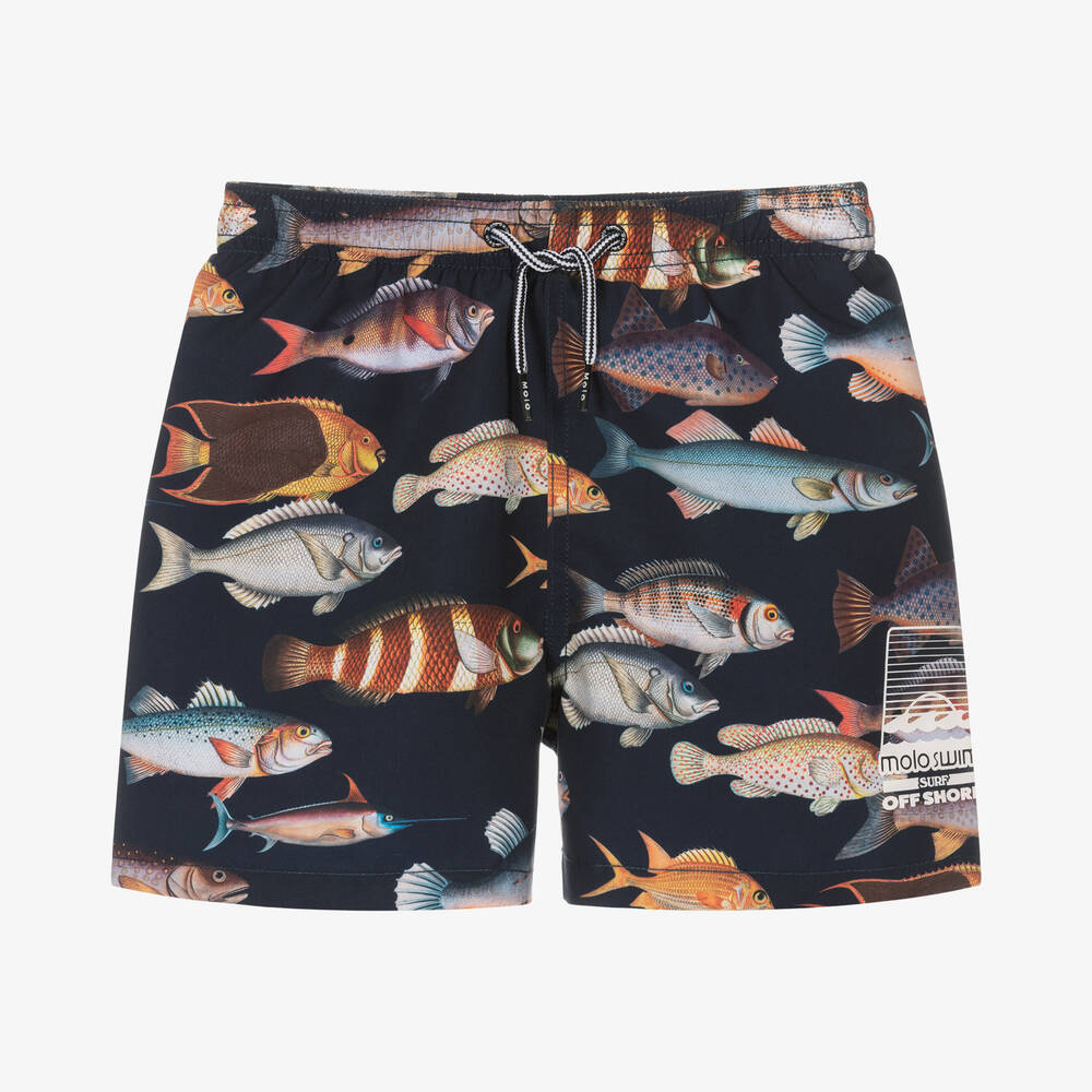 Molo - Плавки-шорты с рыбками (UPF50+) | Childrensalon