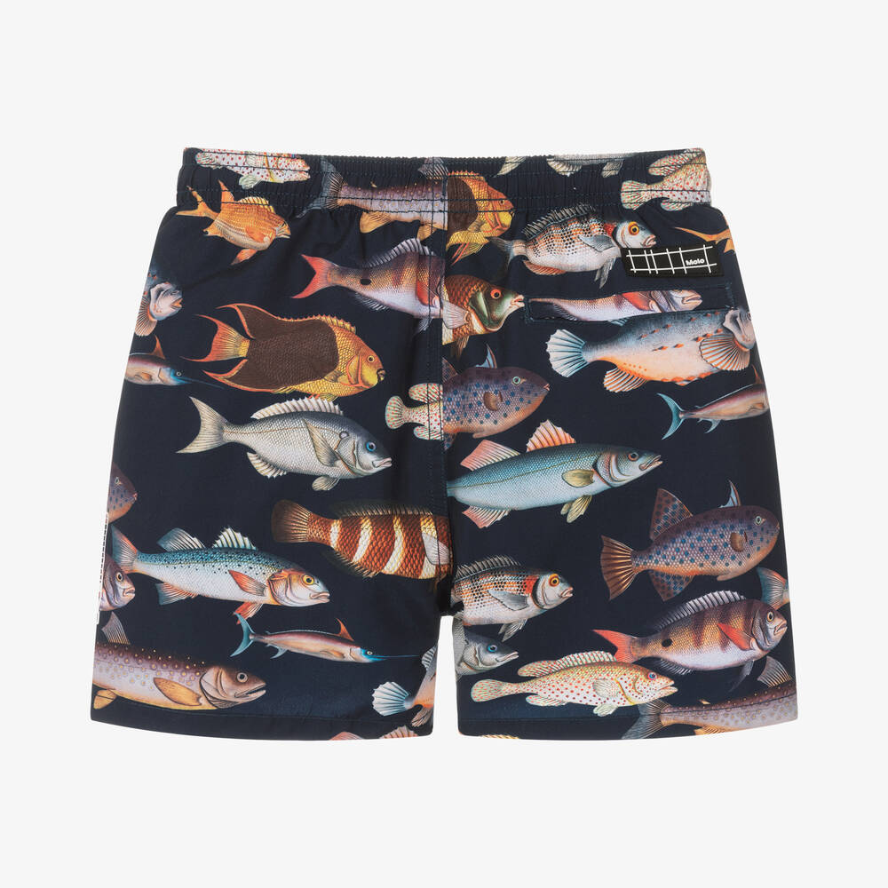 Molo-Teen Boys Art Of Fish Swim Shorts (UPF 50+) | Childrensalon Outlet