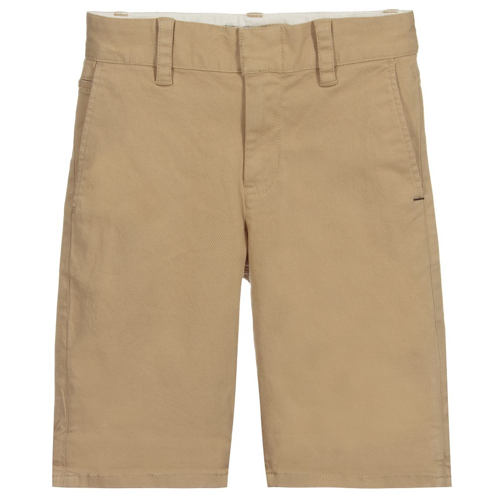 Molo-Teen Boys Beige Chino Shorts | Childrensalon Outlet
