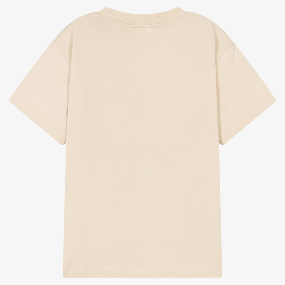 Molo-تيشيرت تينز ولادي قطن عضوي لون بيج | Childrensalon Outlet