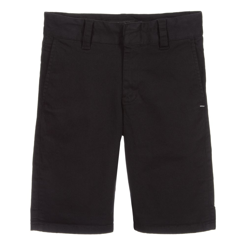 Molo - Teen Boys Black Chino Shorts | Childrensalon