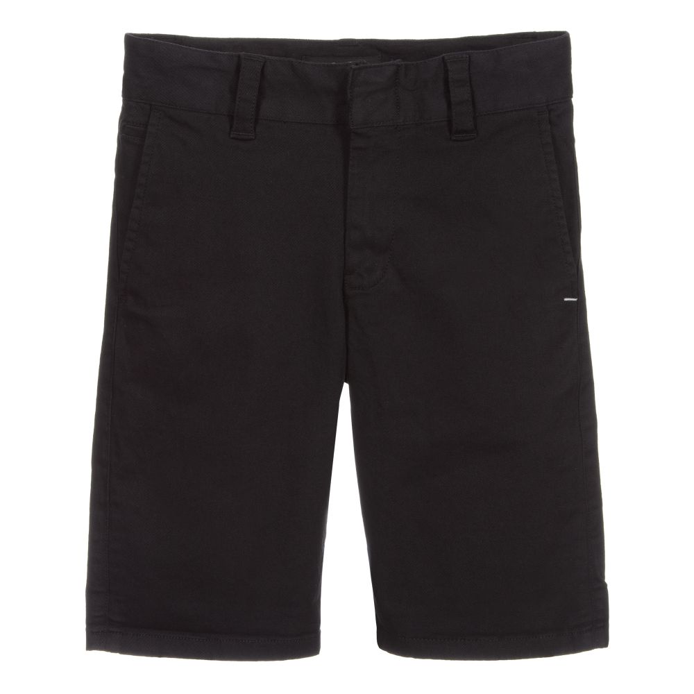 Molo - Short chino noir Ado garçon | Childrensalon