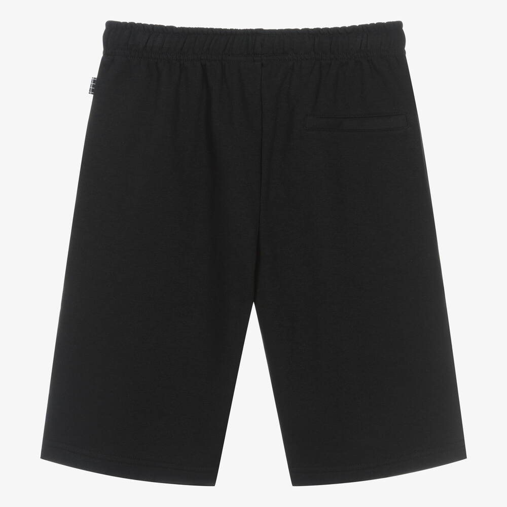 مولو-شورت قطن جيرسي لون أسود للمراهقين | Childrensalon Outlet