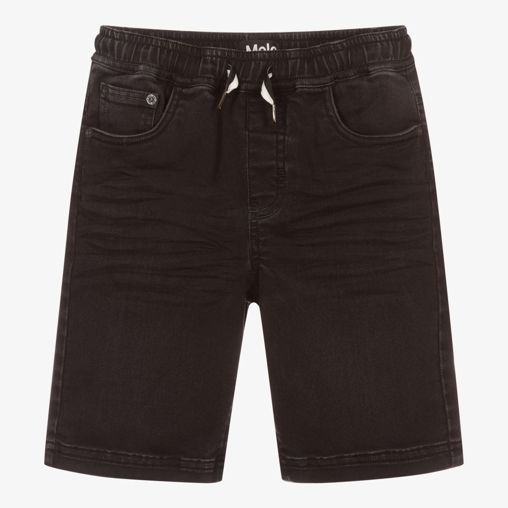 Molo Teen Boys Black Shorts Childrensalon Outlet