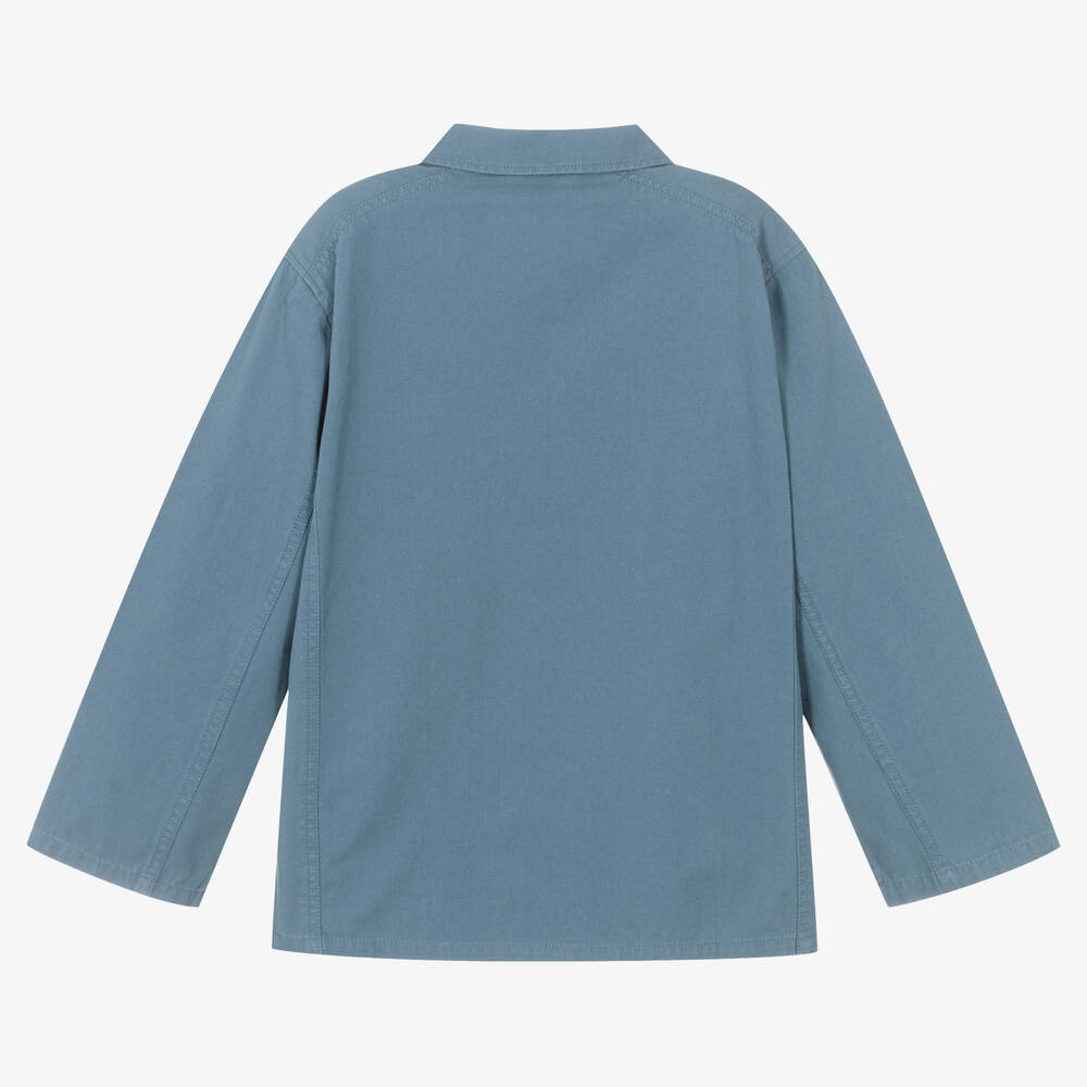 Molo-جاكيت تينز ولادي قطن تويل لون أزرق | Childrensalon Outlet