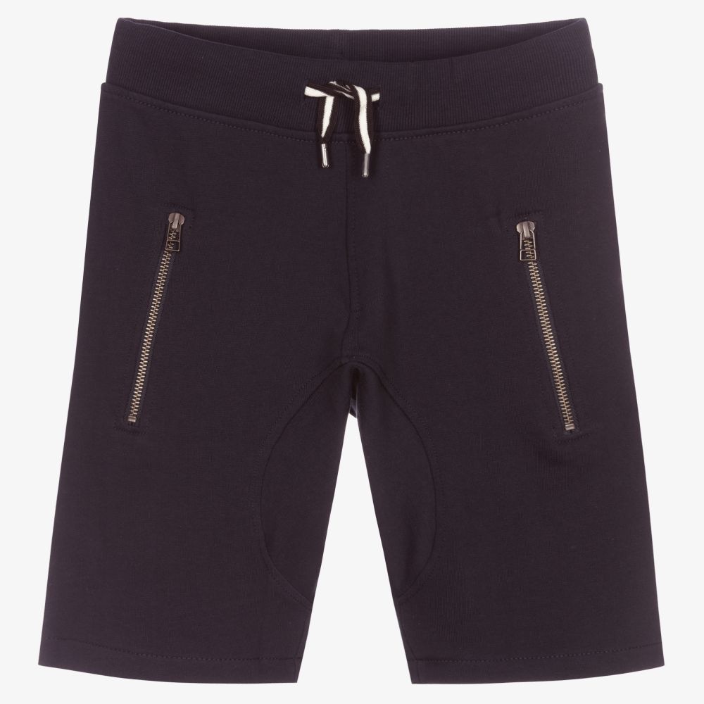 Molo - Teen Boys Blue Jersey Shorts | Childrensalon