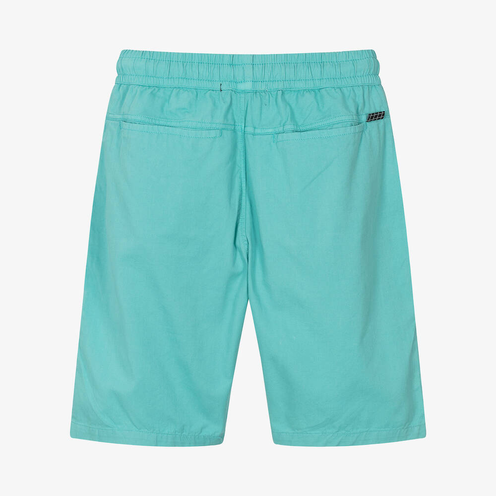 Molo-شورت قطن عضوي لون أزرق تركواز للمراهقين | Childrensalon Outlet