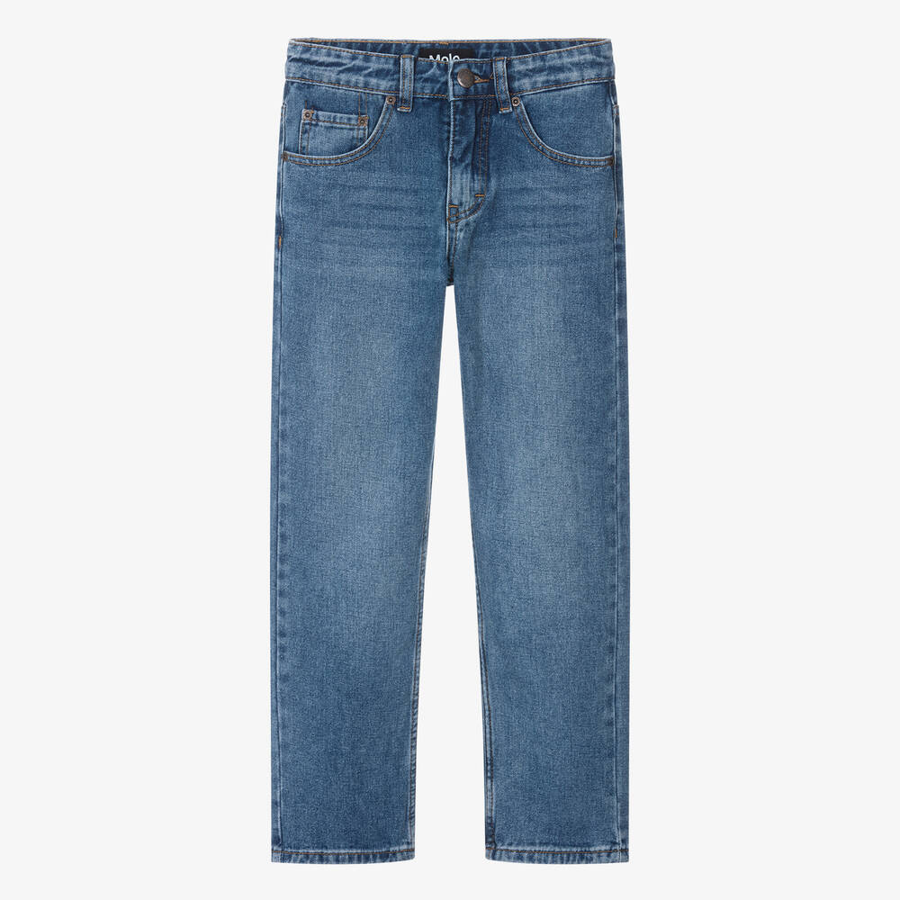 Molo-Teen Boys Blue Relaxed Fit Denim Jeans | Childrensalon Outlet