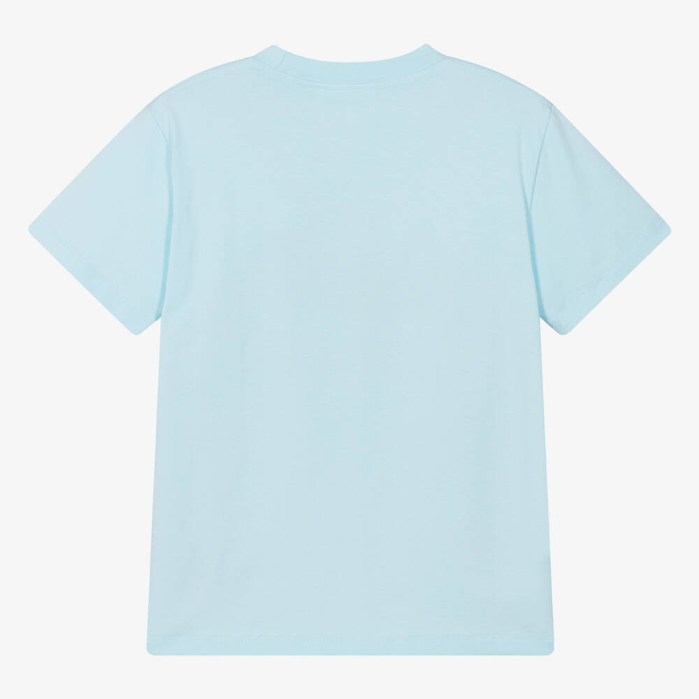 Molo-Teen Boys Blue Sea Creature T-Shirt | Childrensalon Outlet