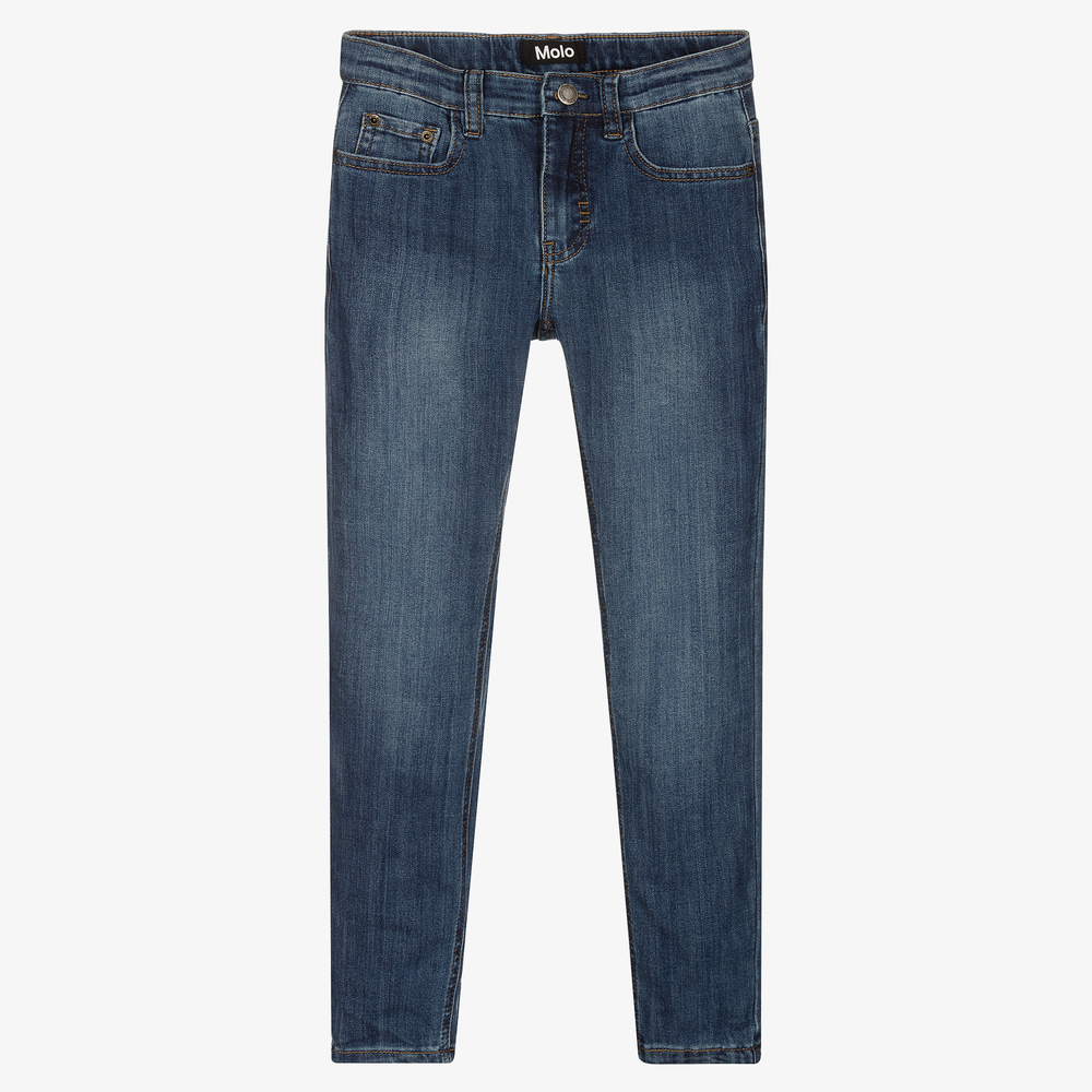 Molo - Teen Boys Blue Slim Fit Jeans | Childrensalon