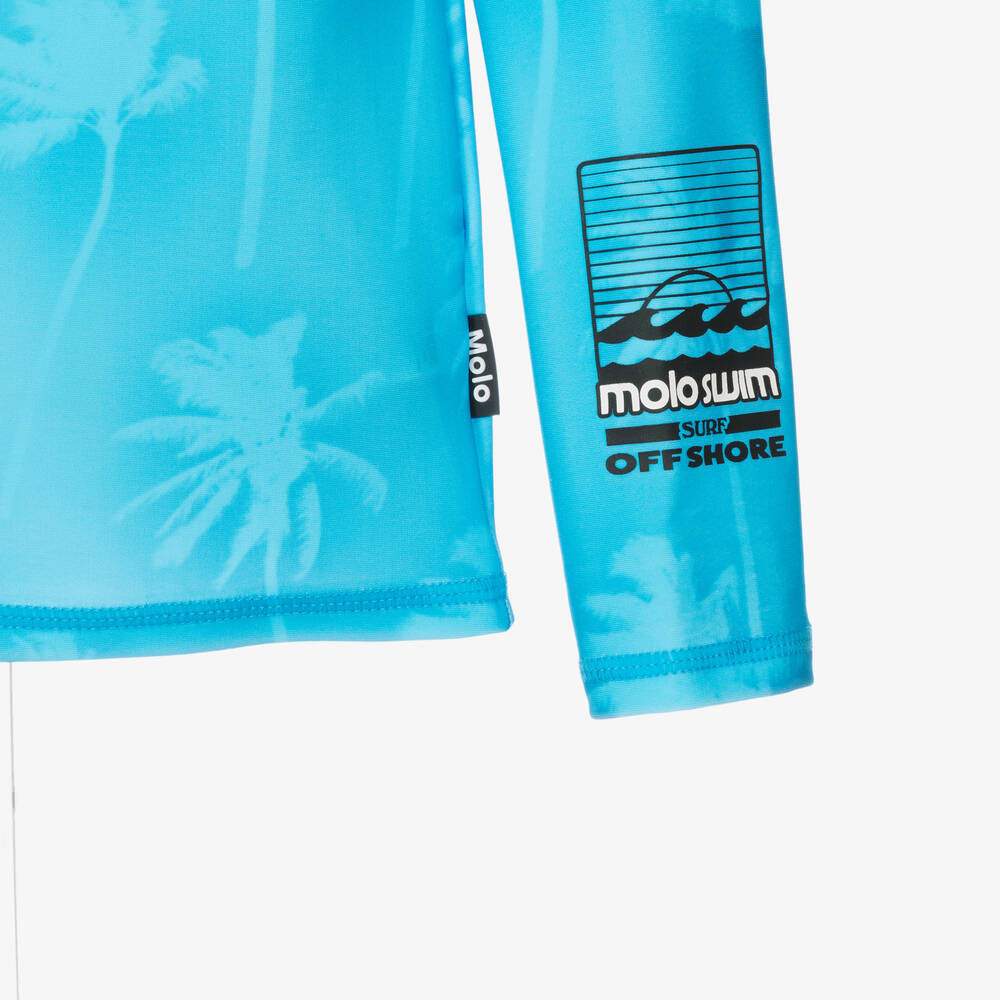 Molo-Голубой солнцезащитный топ (UPF50+) | Childrensalon Outlet