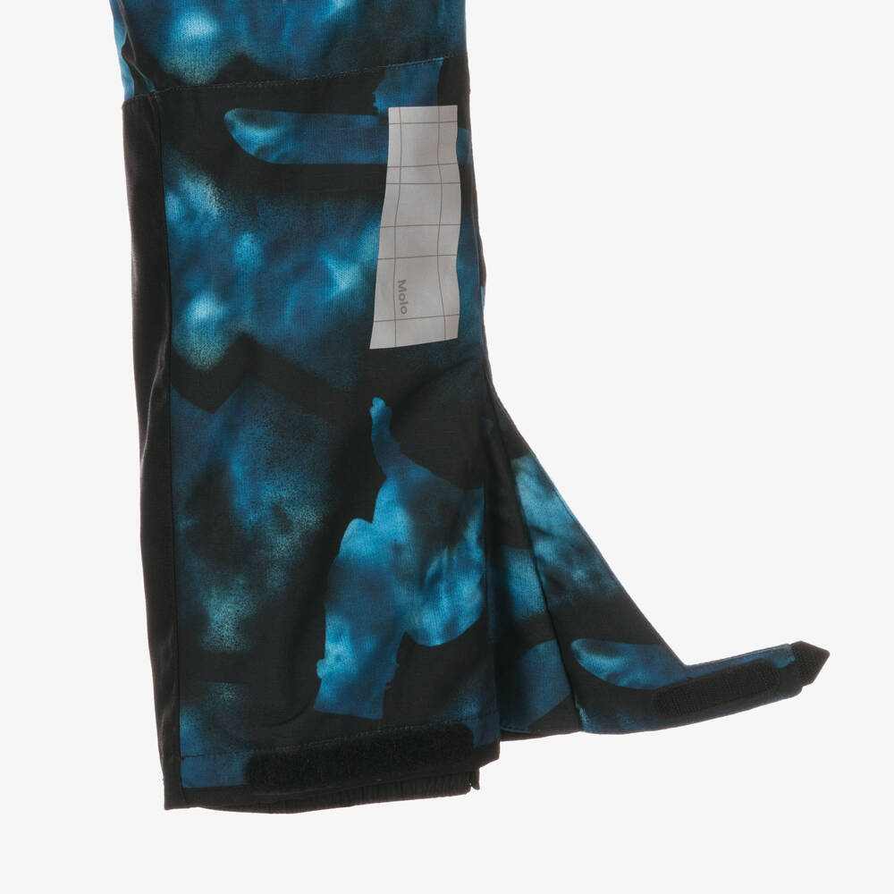 Molo-Teen Boys Blue Tie Dye Ski Trousers | Childrensalon Outlet
