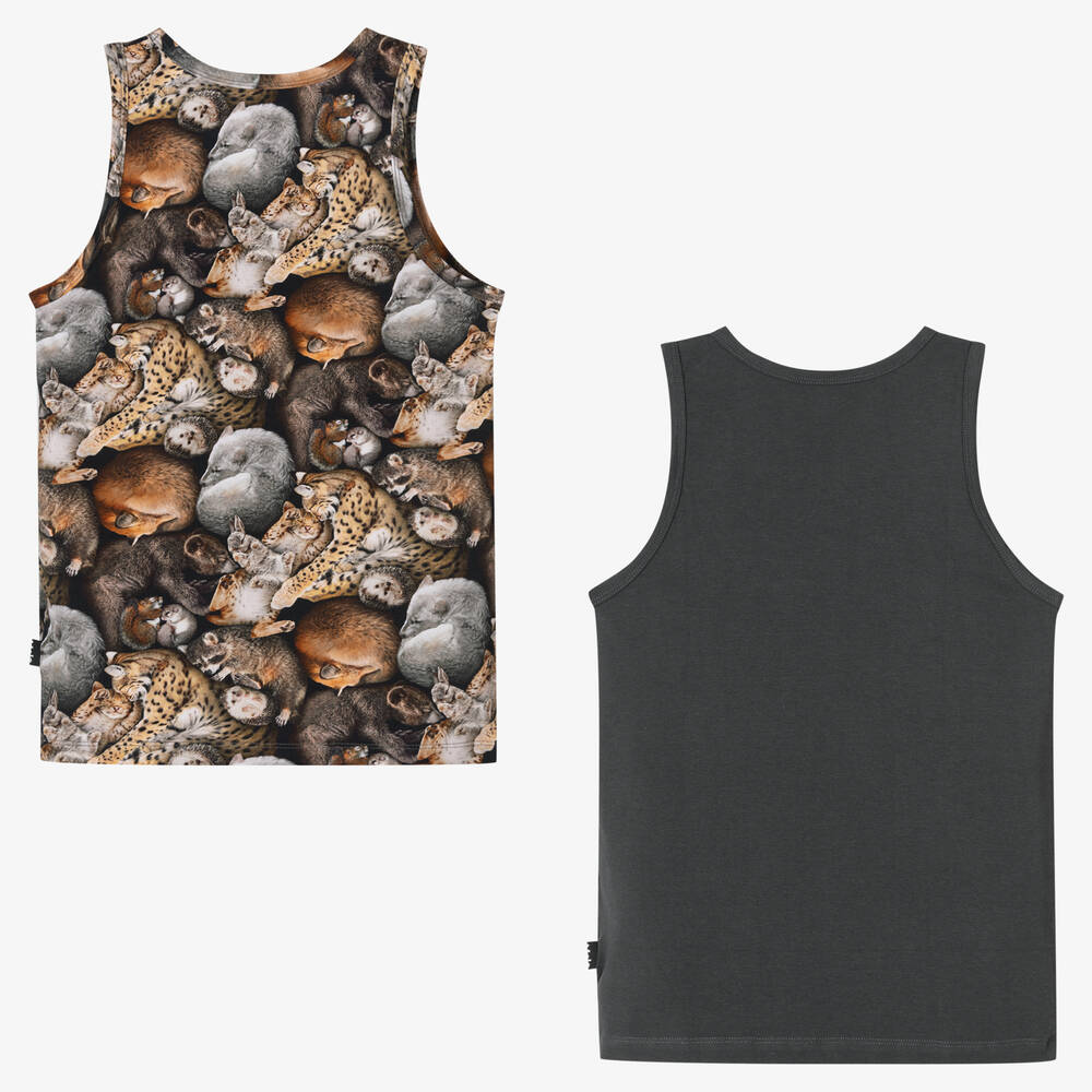 Molo-Хлопковые майки для мальчиков-подростков (2шт.) | Childrensalon Outlet