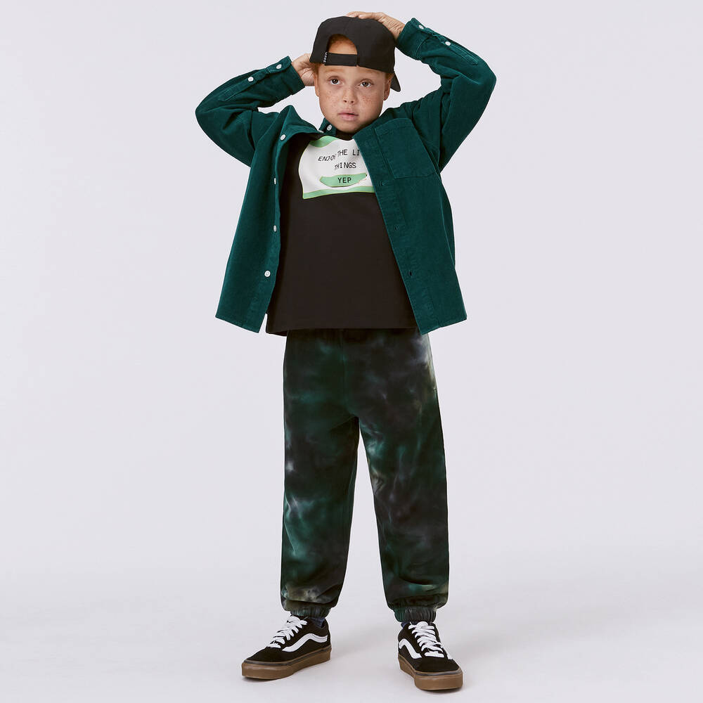 Molo-قميص قطن كوردروي لون أخضر تينز ولادي | Childrensalon Outlet