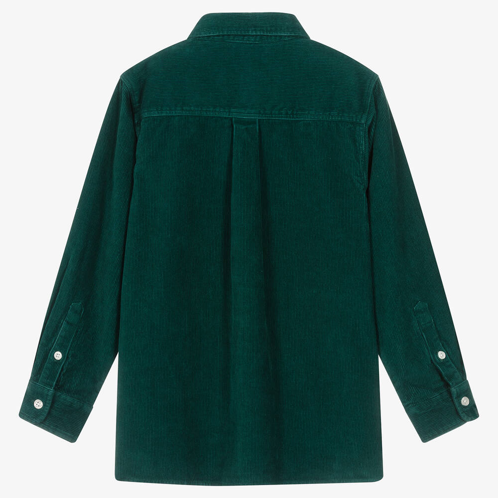 Molo-قميص قطن كوردروي لون أخضر تينز ولادي | Childrensalon Outlet