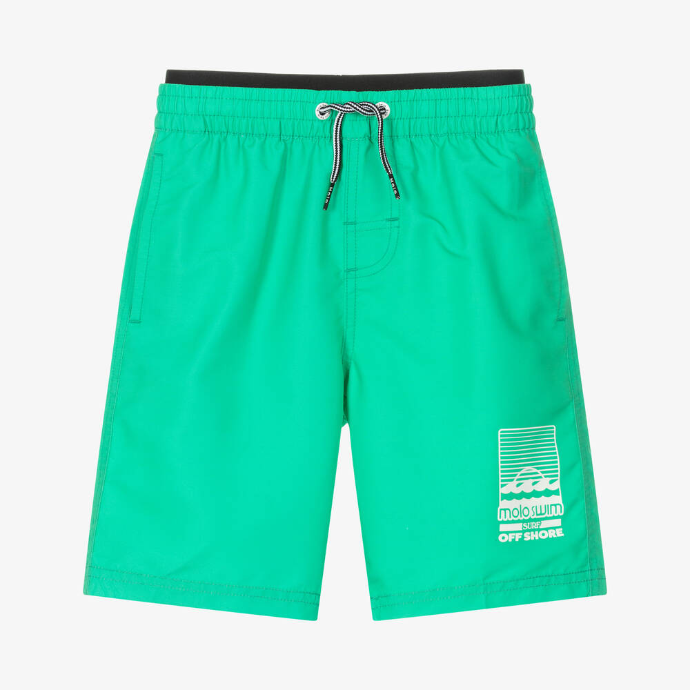 Molo - Grüne Teen Badeshorts (LSF 50+) | Childrensalon