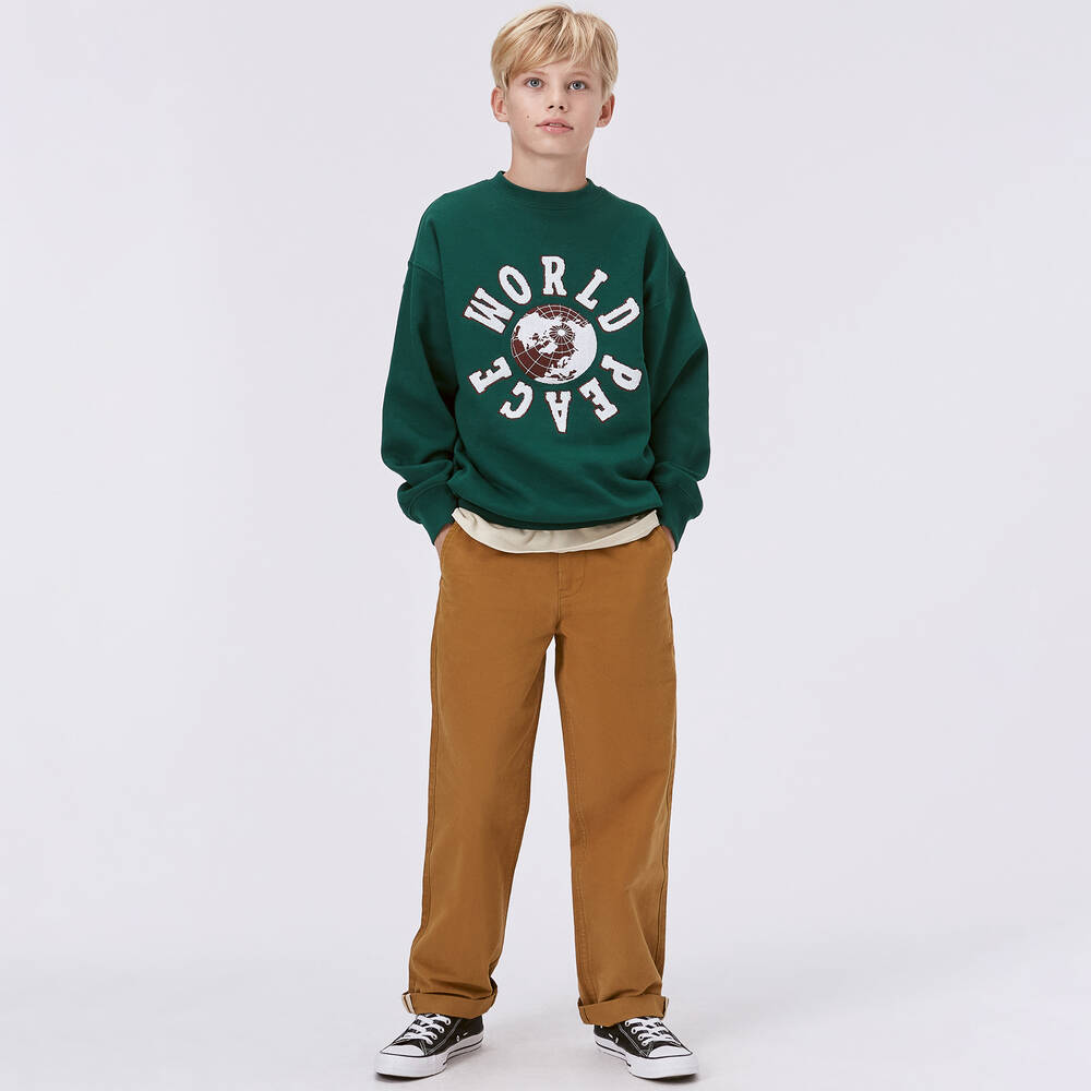 Molo-Зеленый свитшот для подростков | Childrensalon Outlet