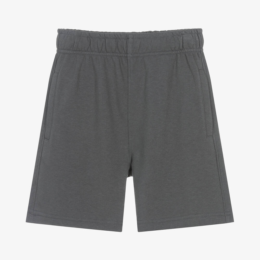 Molo-Teen Boys Grey Cotton Jersey Shorts | Childrensalon Outlet