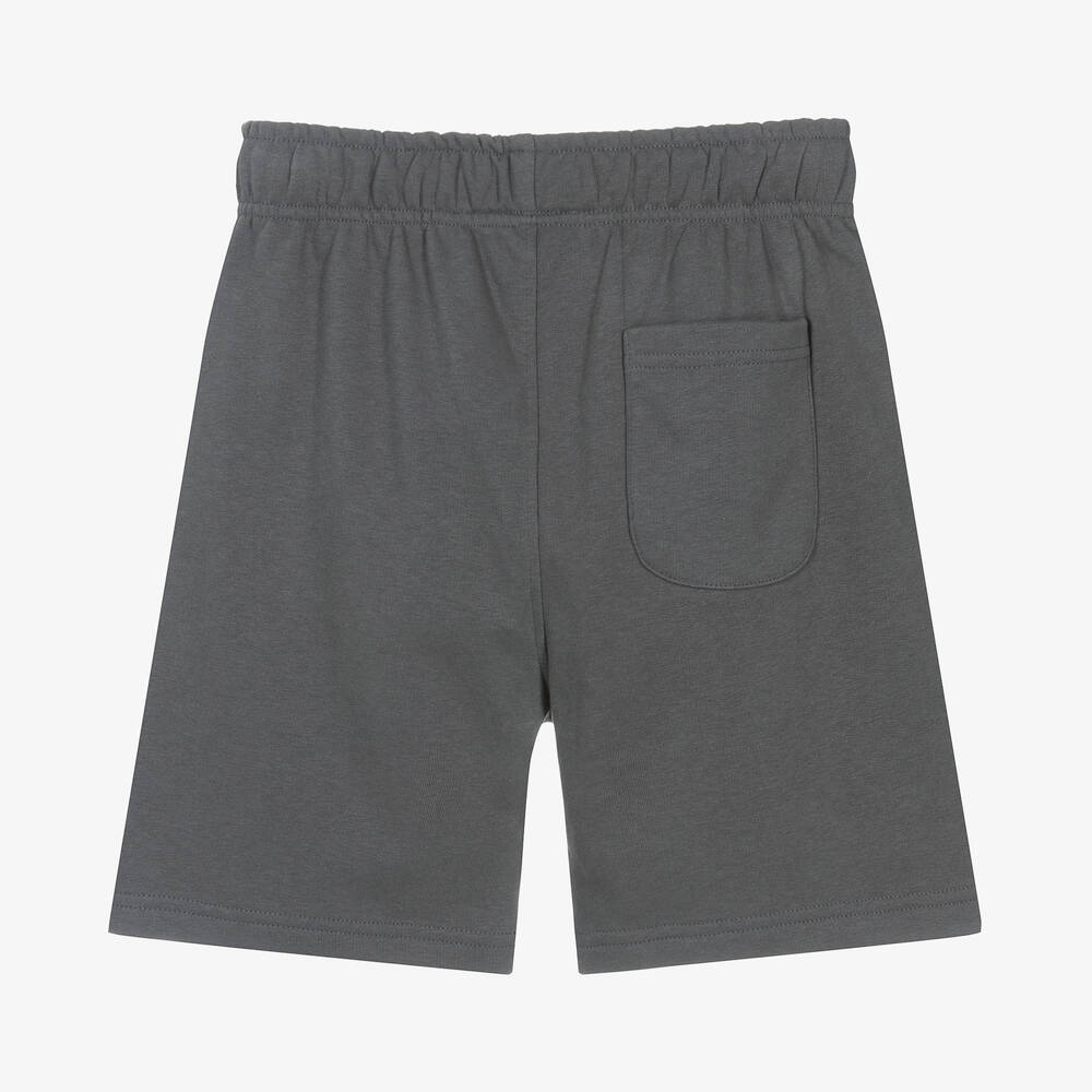 Molo-Teen Boys Grey Cotton Jersey Shorts | Childrensalon Outlet