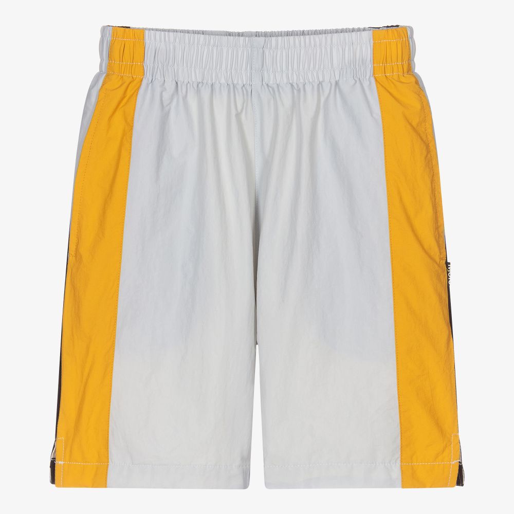 Molo - Teen Boys Grey Logo Shorts | Childrensalon