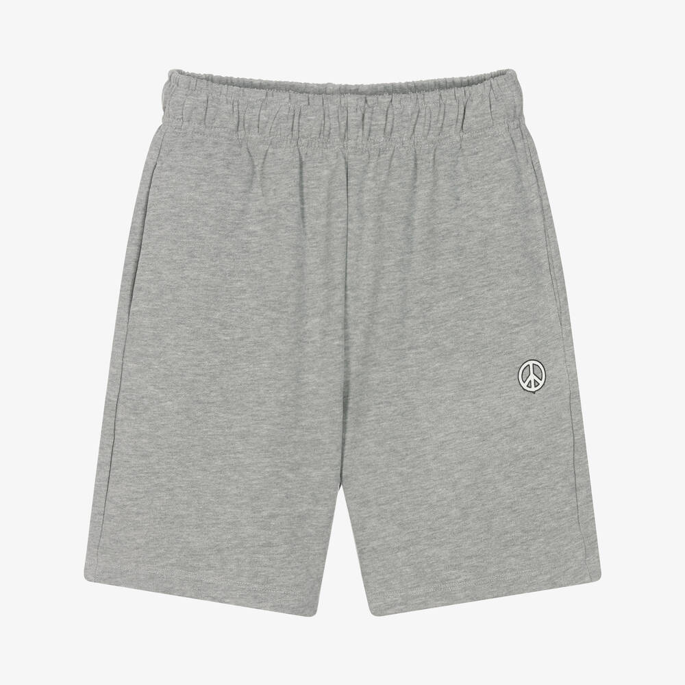 Molo - Teen Boys Grey Organic Cotton Shorts | Childrensalon