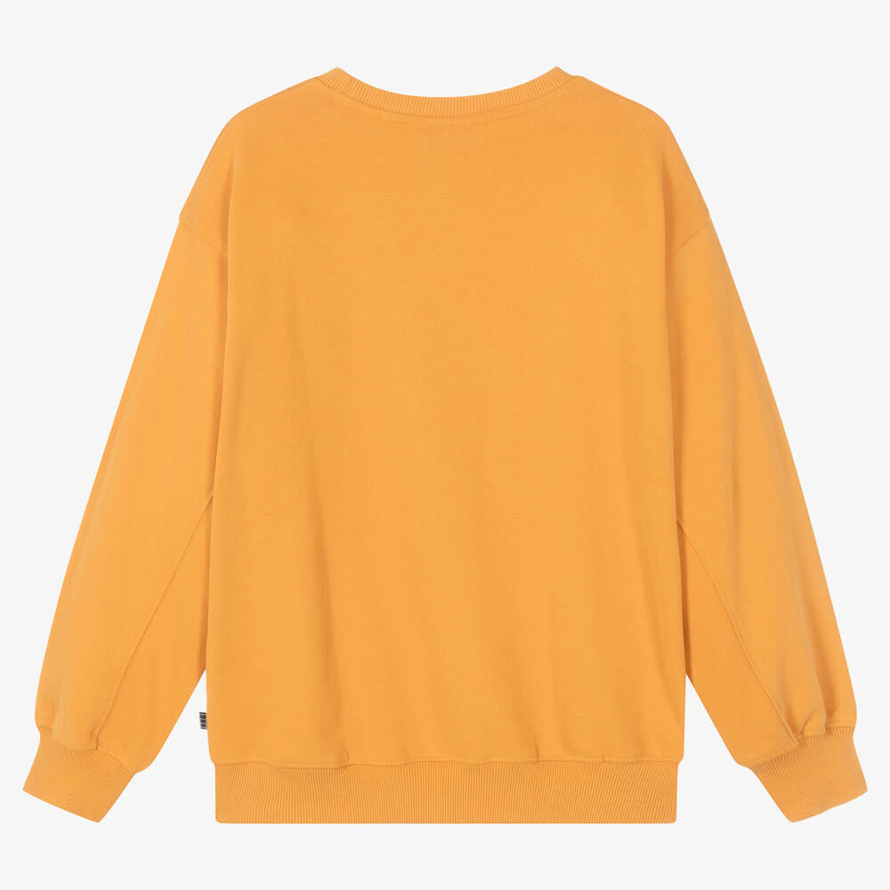 Molo-Оранжевый свитшот с символом мира | Childrensalon Outlet