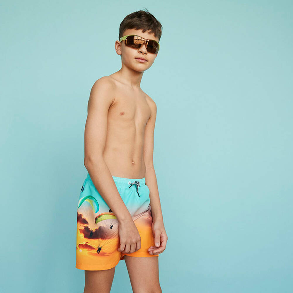 Molo-Teen Boys Parachute Swim Shorts (UPF 50+) | Childrensalon Outlet