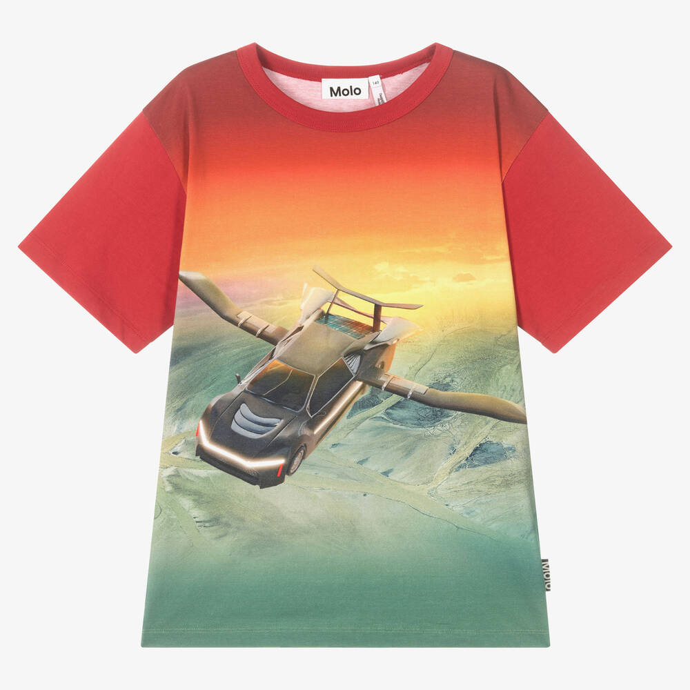 Molo - Красная футболка с машиной | Childrensalon