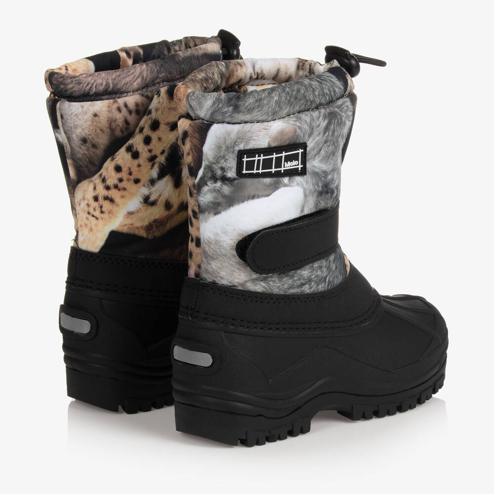 Leopard snow boots online