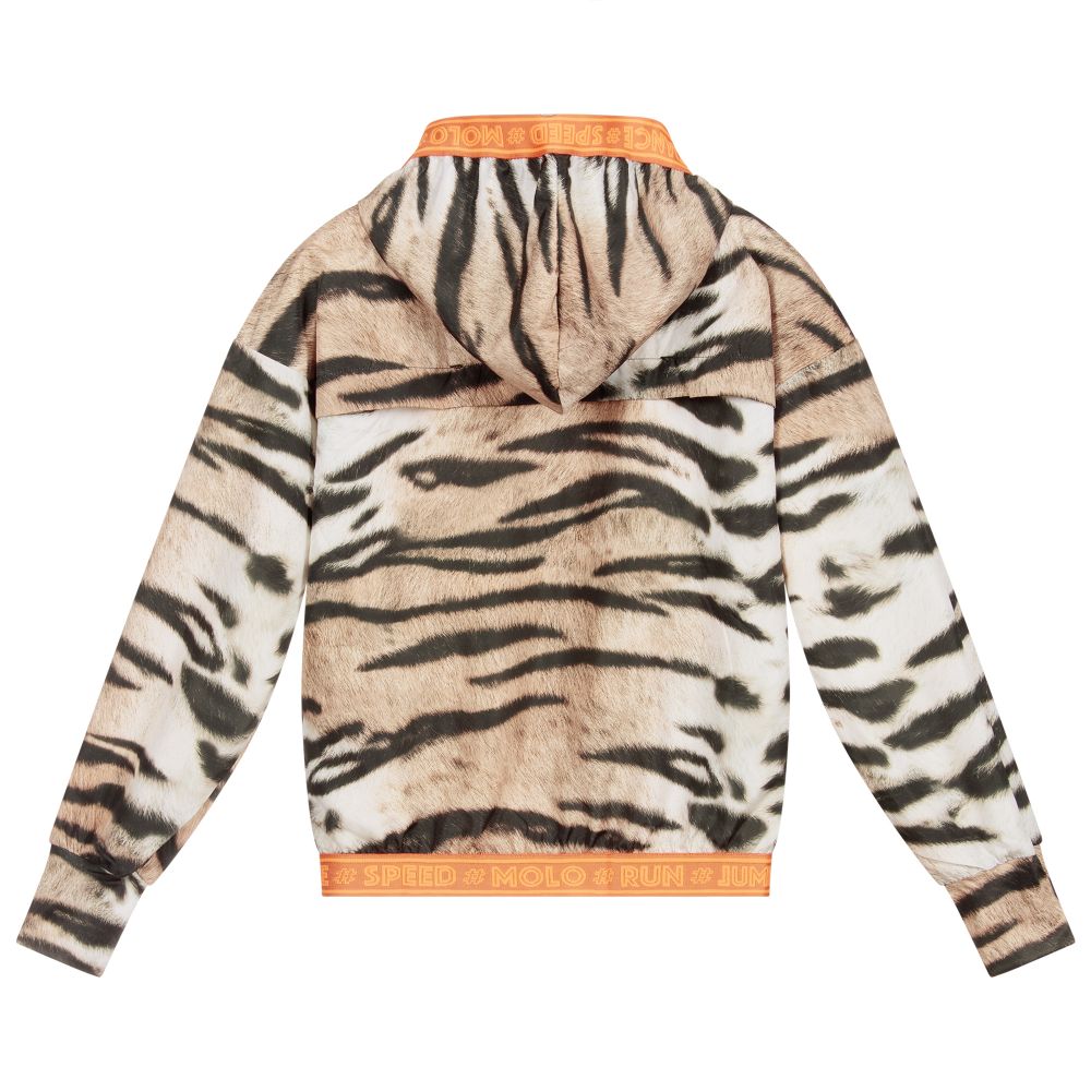 Molo-Топ с тигровым принтом на молнии для подростков | Childrensalon Outlet